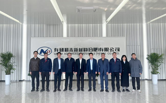 中国有研党委书记、董事长赵晓晨到有研合肥调研工作