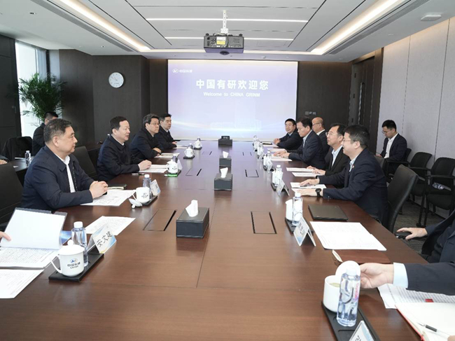 山东省委副书记、省长周乃翔一行到访中国有研